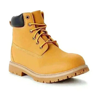 NWT Ozark Trail Mens Hiking Hunting Lace-up Boots Round Toe Wheat Color